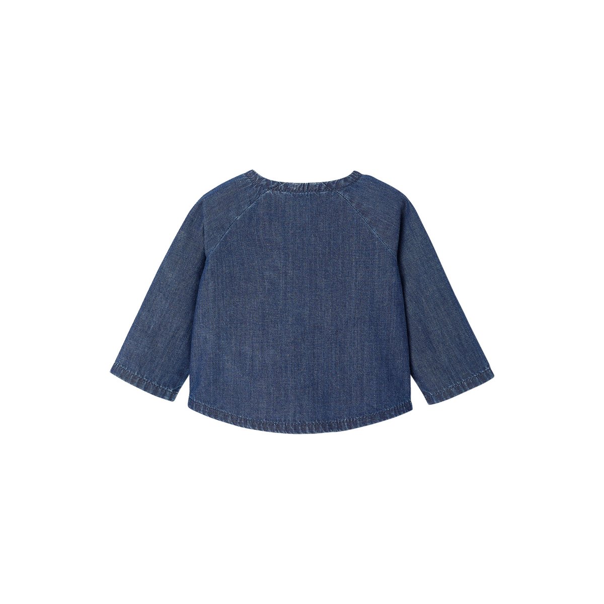 Chemise naissance en denim stone, VERTBAUDET