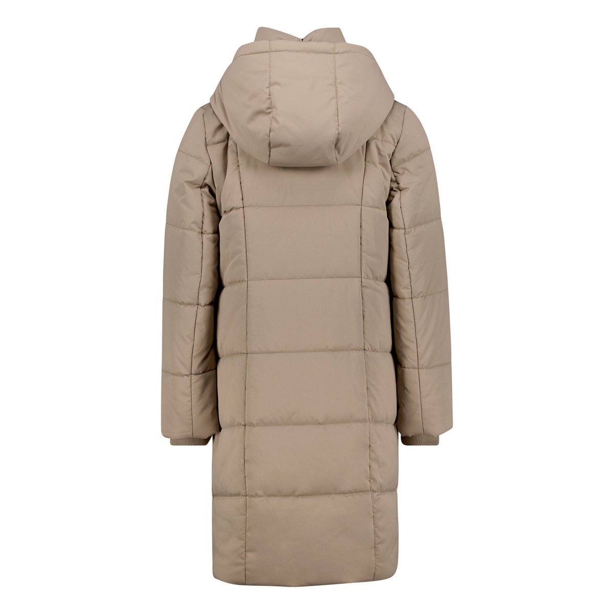 Manteau matelassé à capuche marron, CARTOON