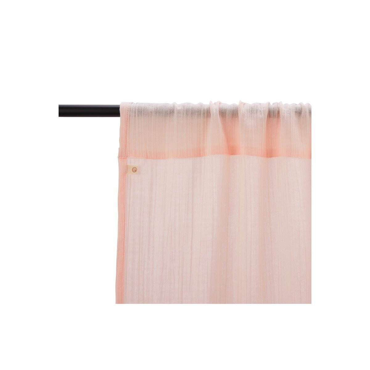 Rideau en gaze de coton rose poudre, GABRIELLE PARIS