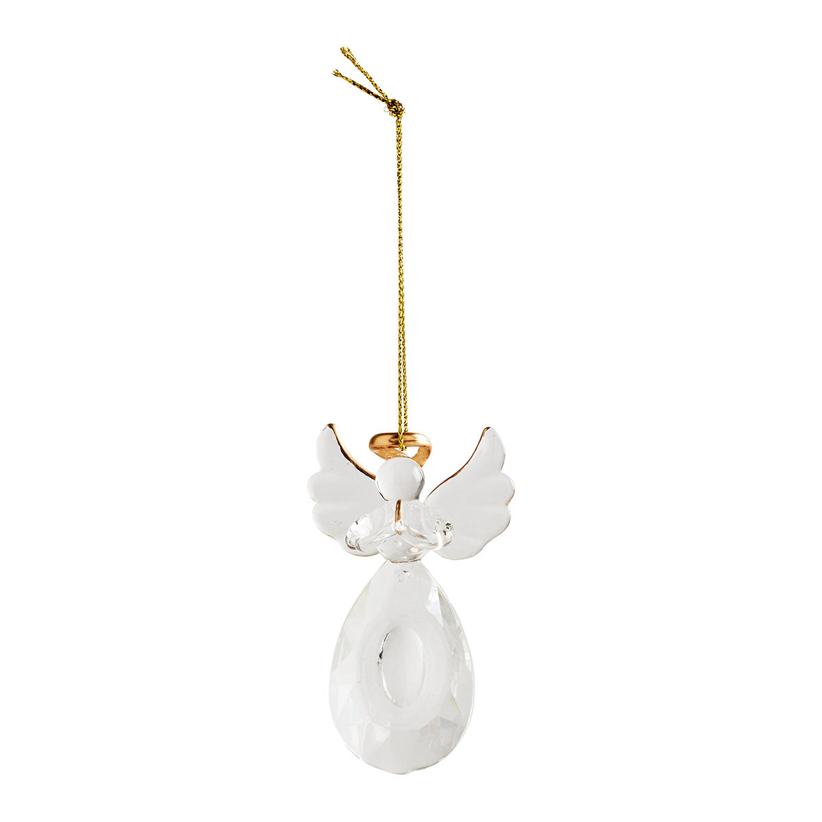 Coffret 3 pampilles Ange en verre transparent, MATHILDE M