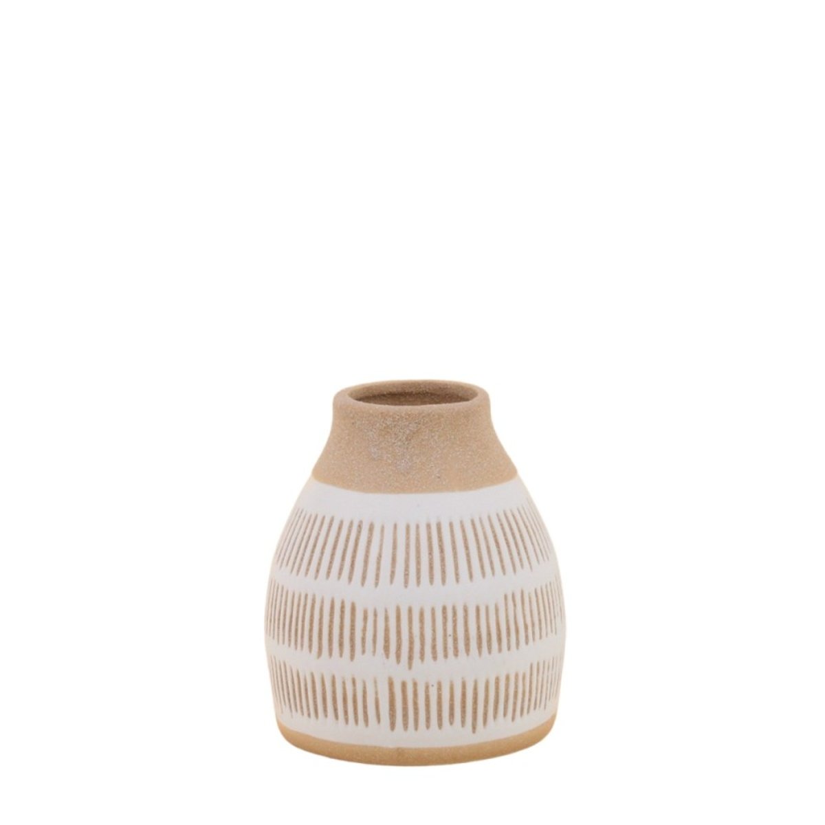 Vase et, H12cm terracotta, ORNAMI
