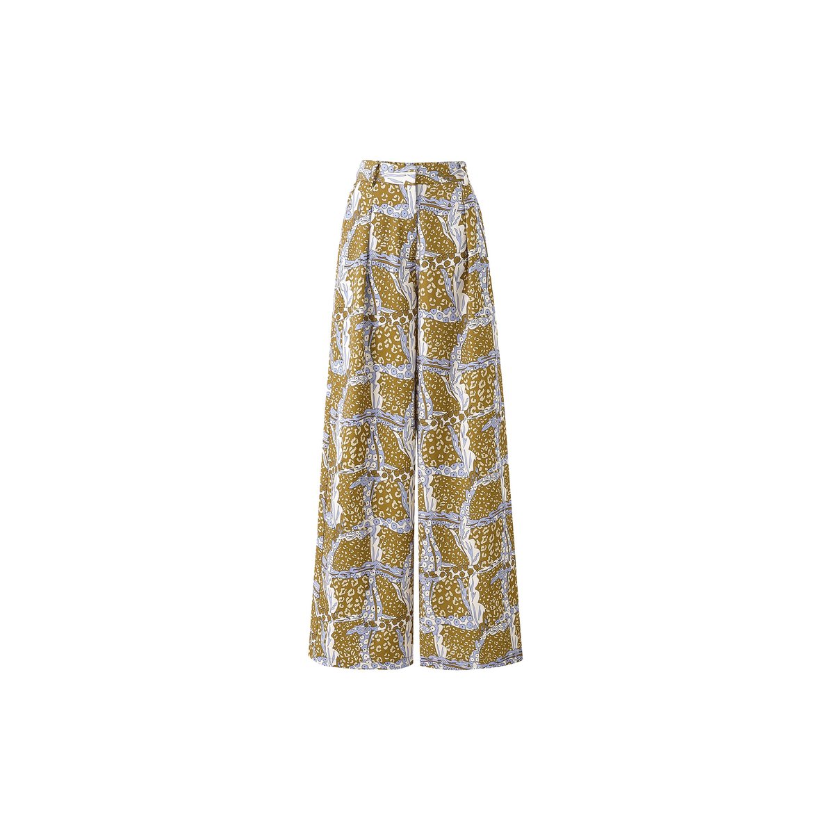 Pantalon  en coton LOKI leo marron ocre, FRNCH