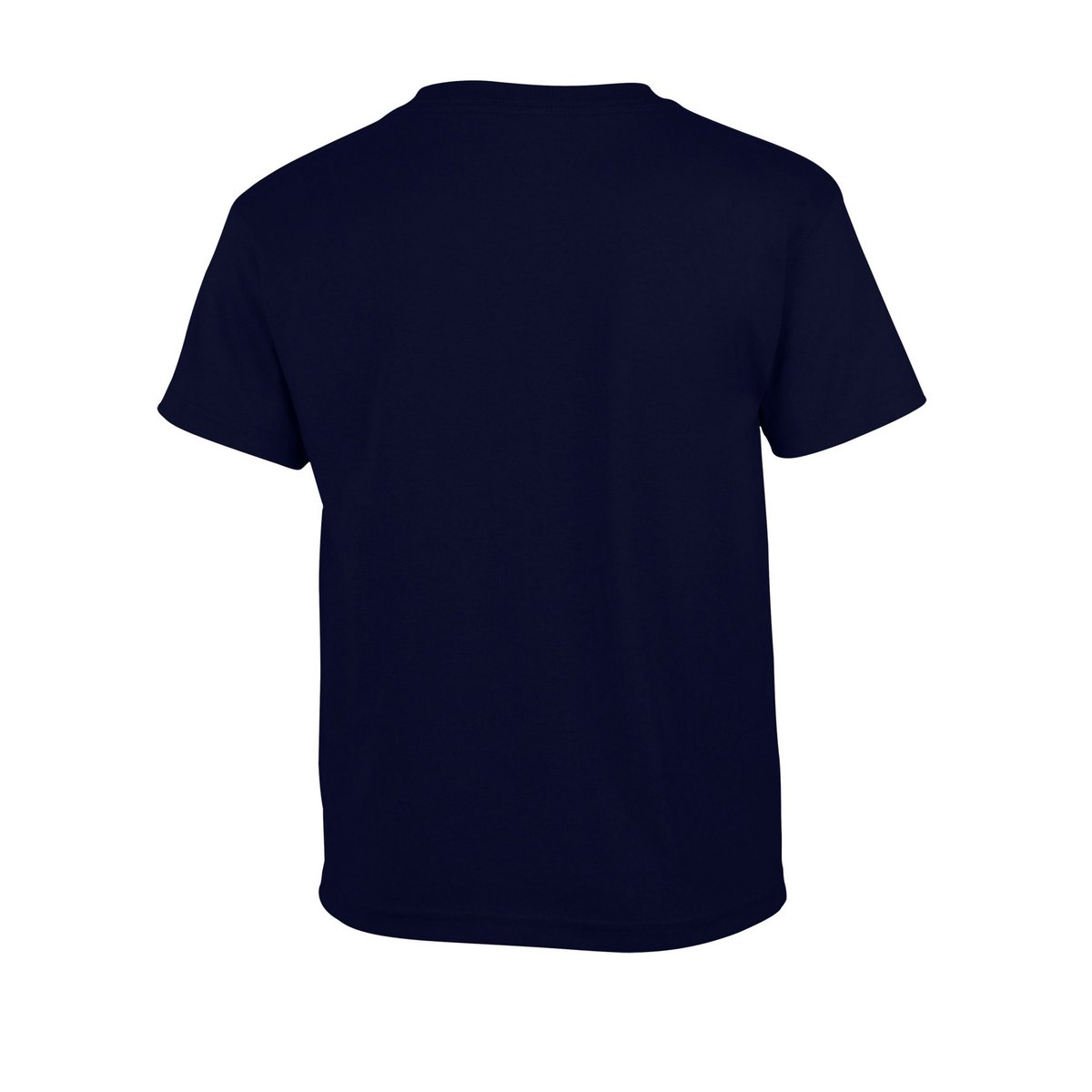 T-shirt uni en coton HEAVY COTTON bleu marine, GILDAN