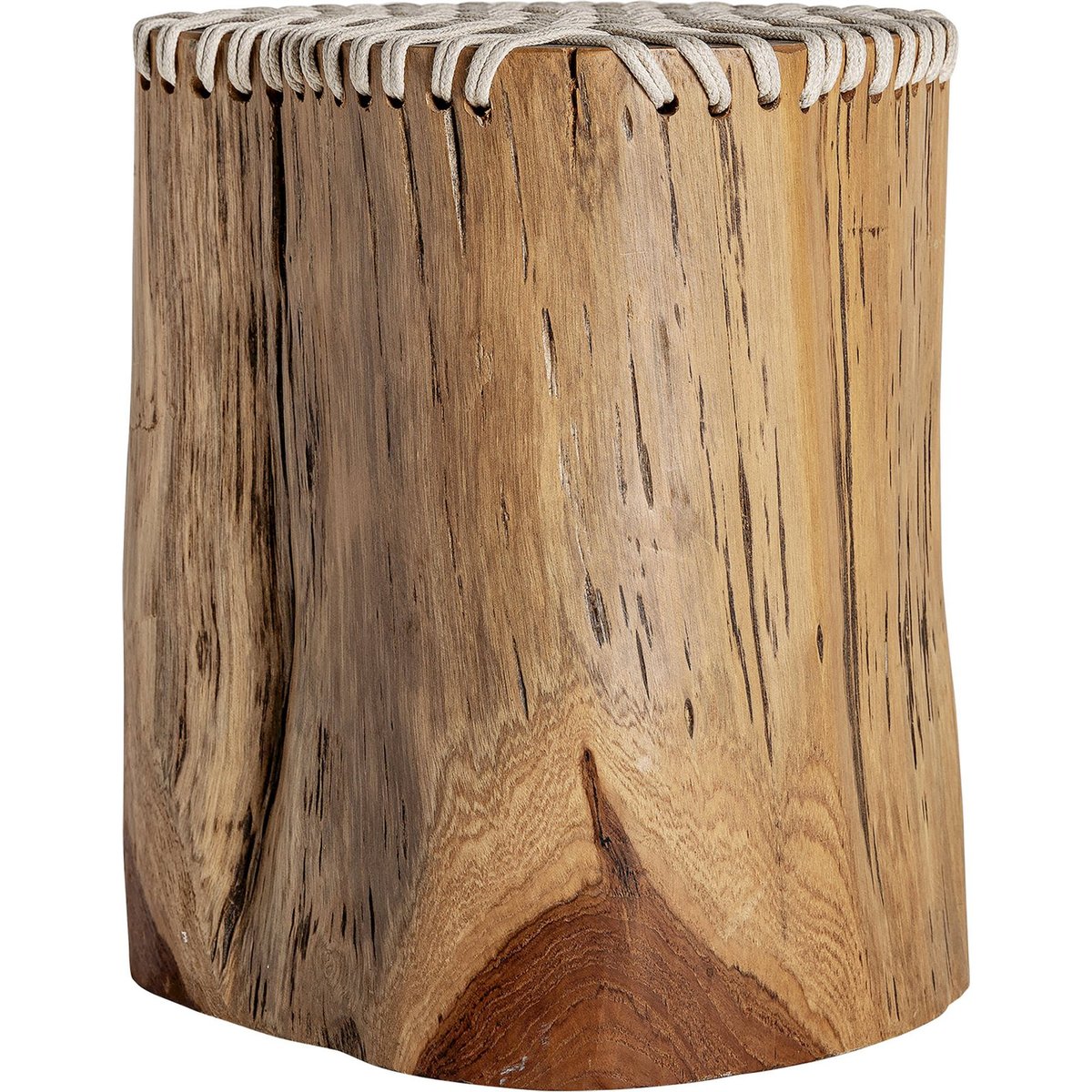 Table d'appoint en bois de suar marron bois naturel, RECOLLECTION