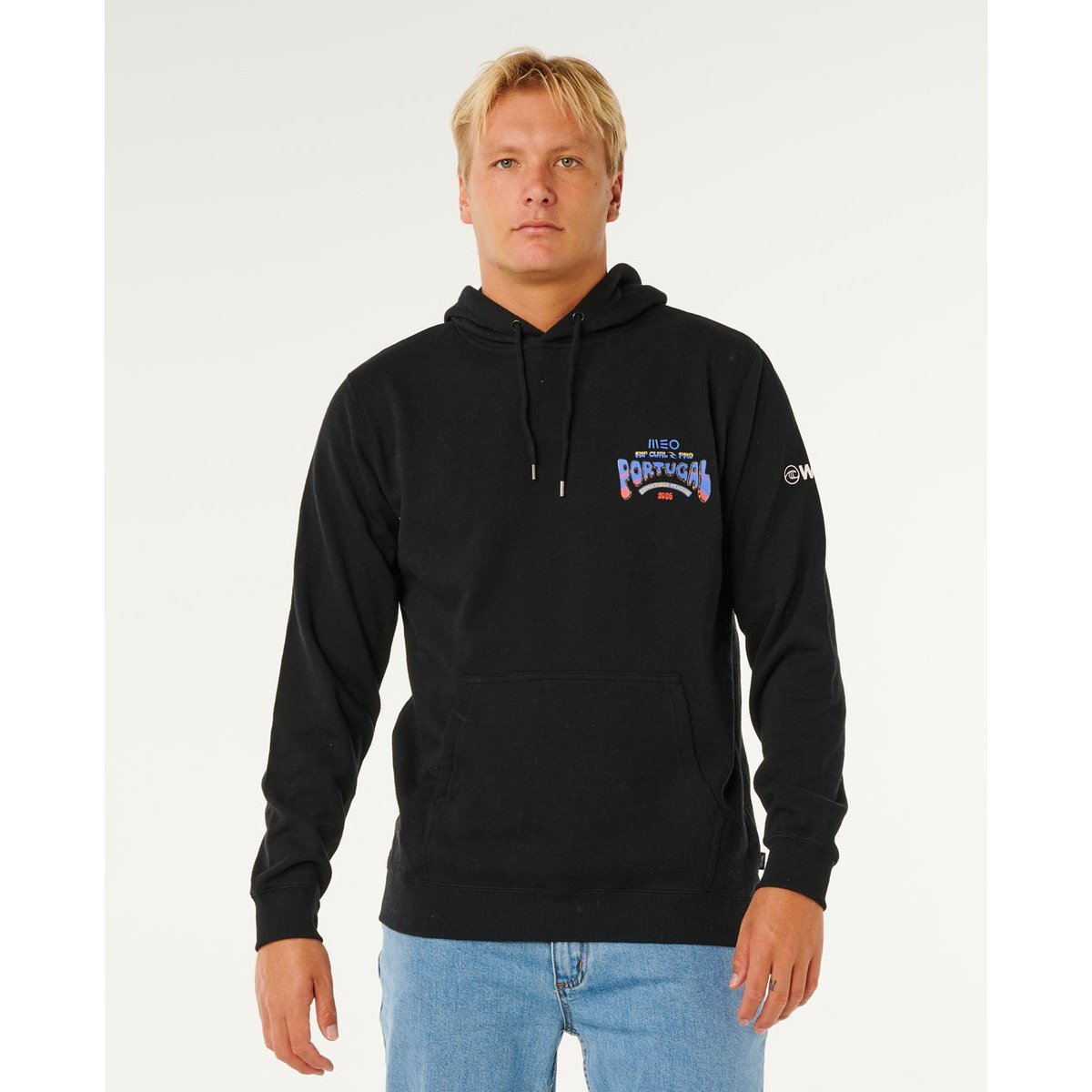 Sweat à capuche MEO PENICHE Pro 26 black, RIP CURL