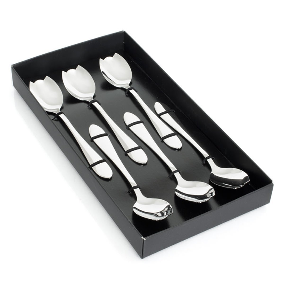 Coffret 6 cuilleres melon atlanta argent / métallique, TABLE PASSION
