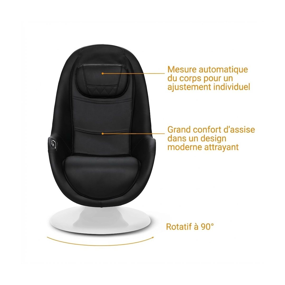 Siège massant de massage RS 660 couleur unique, MEDISANA