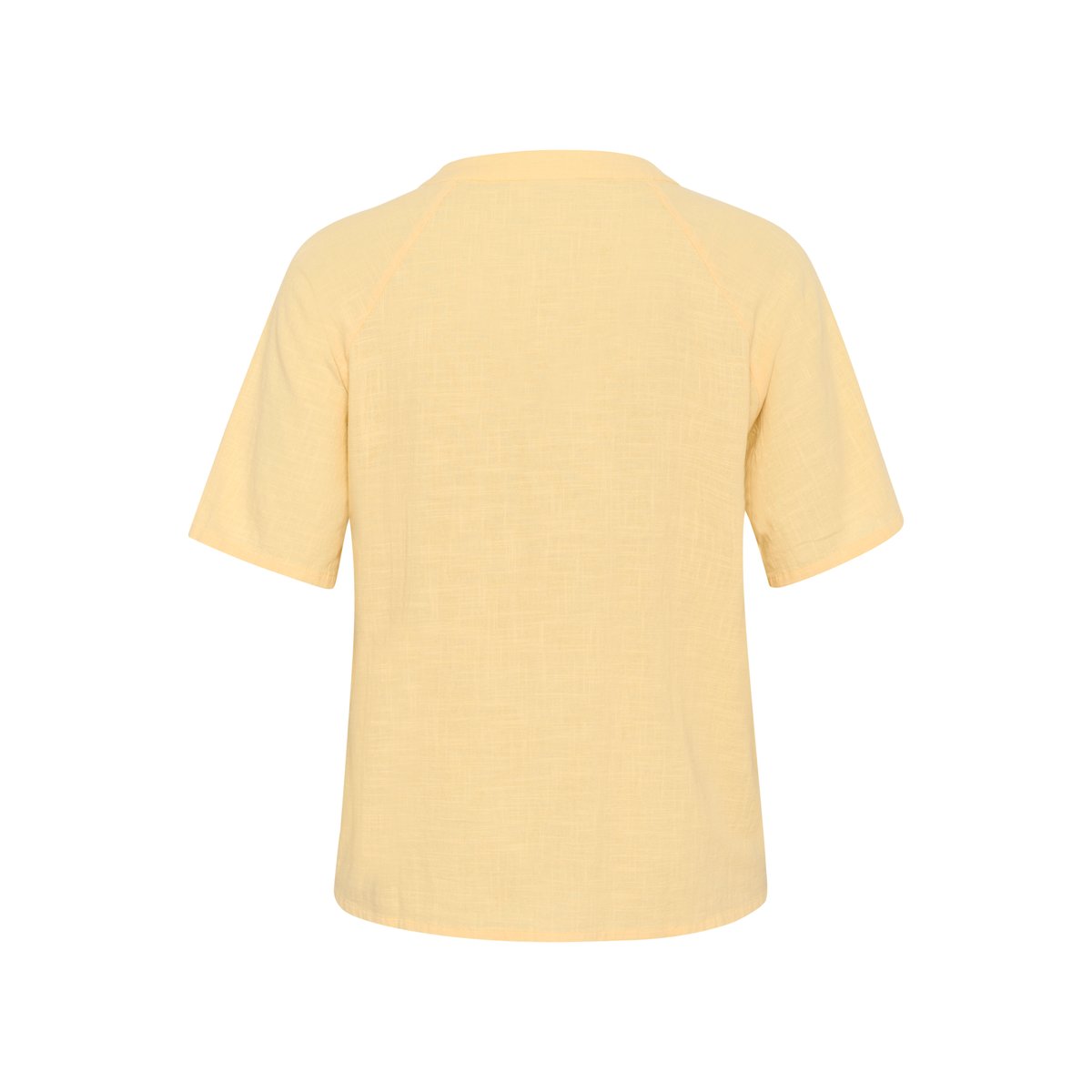 Long sleeved shirt jaune straw, KAFFE CURVE