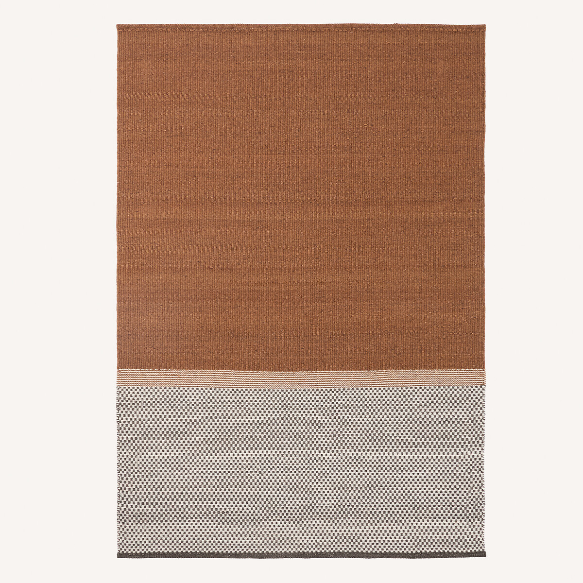Tapis tissé à la main, en pure laine, DAMEO cannelle, AM.PM