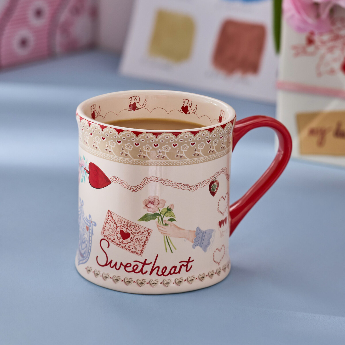 Love Notes Mollie Mug red, CATH KIDSTON