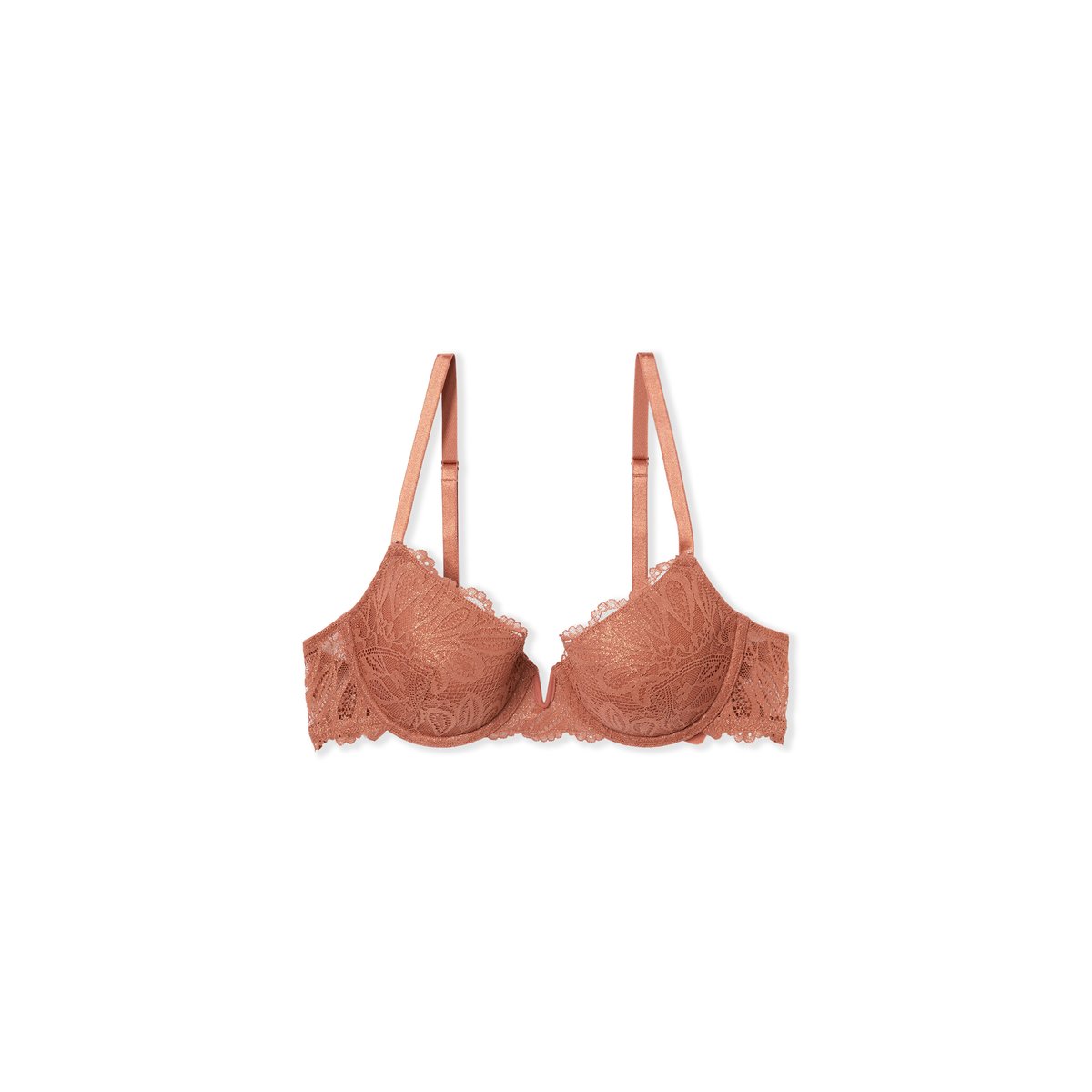 Soutien-gorge N.4 - Le coques fines en dentelle irisée PERSIENNE cuivre, ETAM