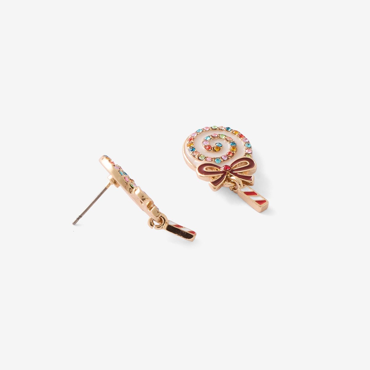 Boucles d'oreilles sucette de Noël multicolore, BALABOOSTE