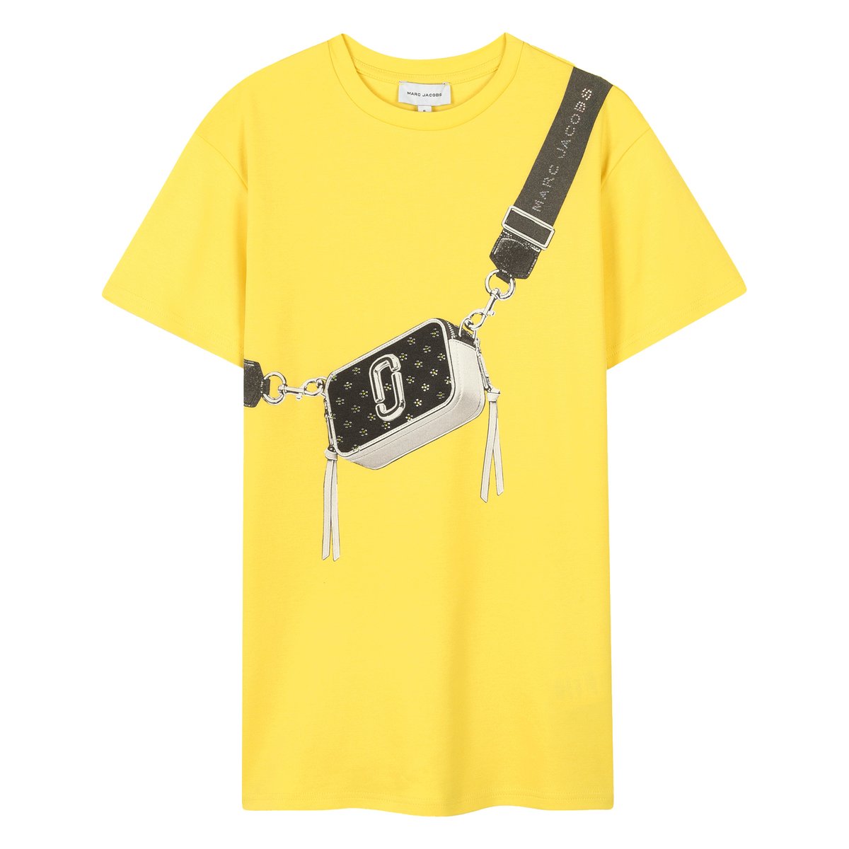 Robe droite courte en coton genet, MARC JACOBS