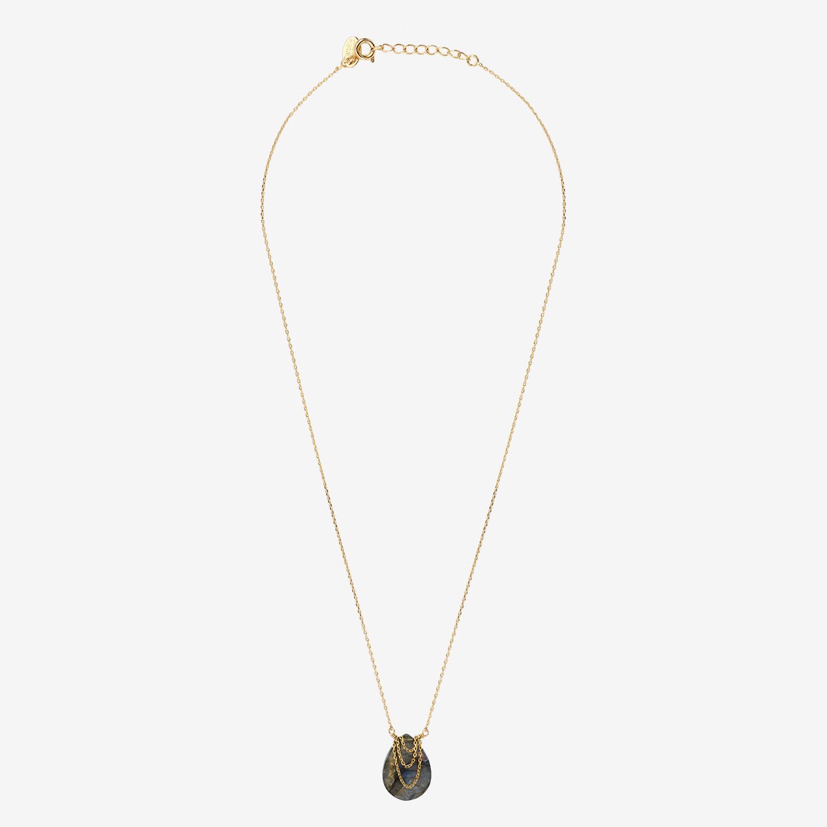 Collier solange labradorite gris, CAROLINE NAJMAN