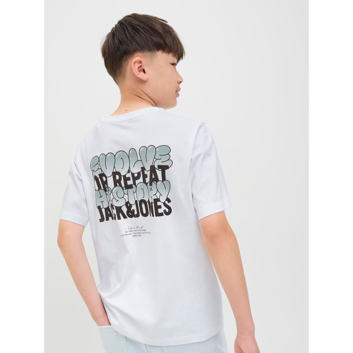 T-Shirt white, JACK & JONES JUNIOR