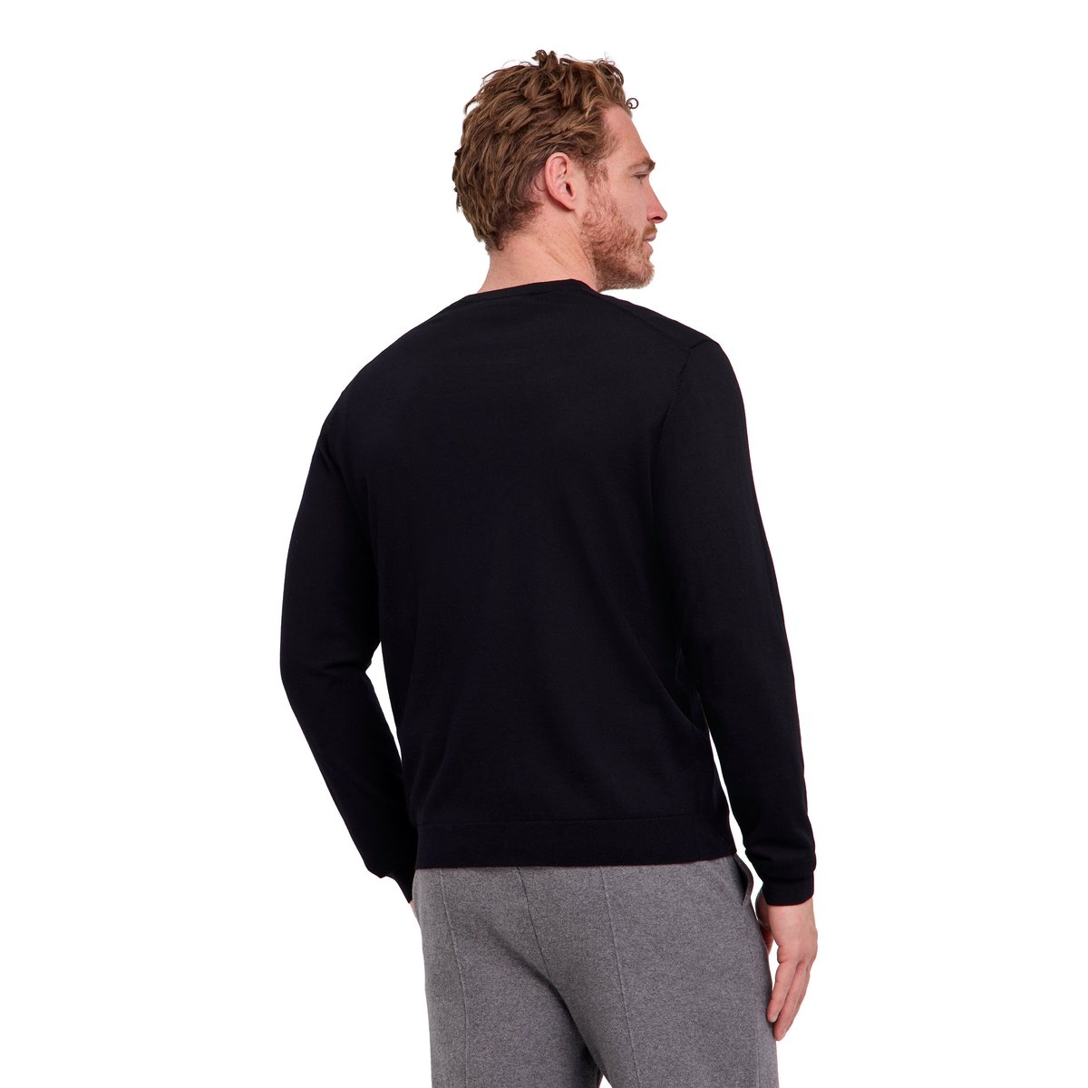 Pull-over Ultrafine Merino Wool noir, FALKE
