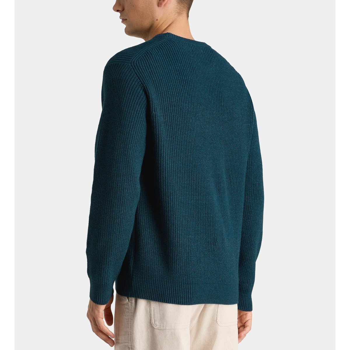 Pull rouline en coton bleu, GALERIES LAFAYETTE