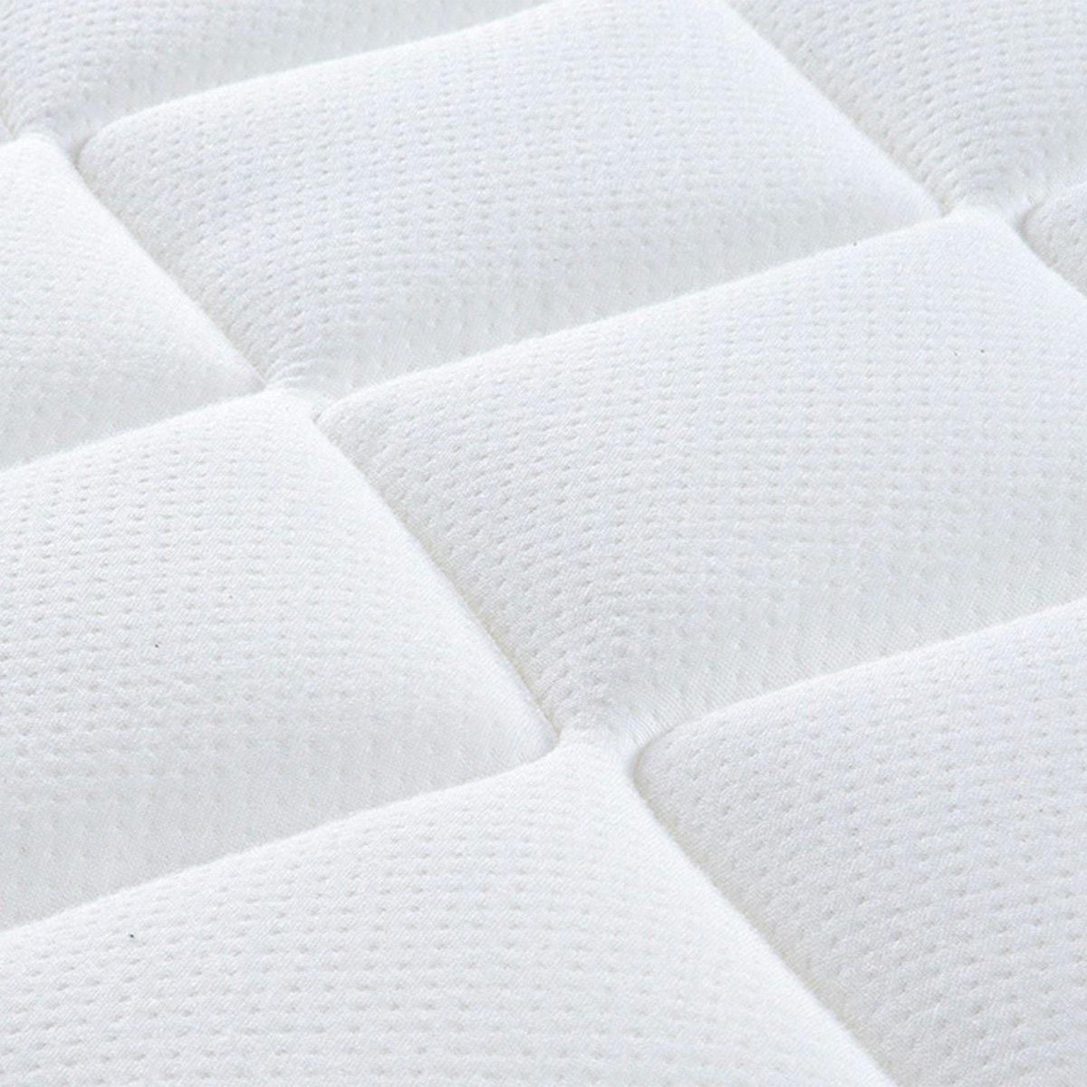 Ensemble Bartoldi 90x190 cm Matelas Ressorts ensachés + Sommier Bois blanc, BELLECOUR