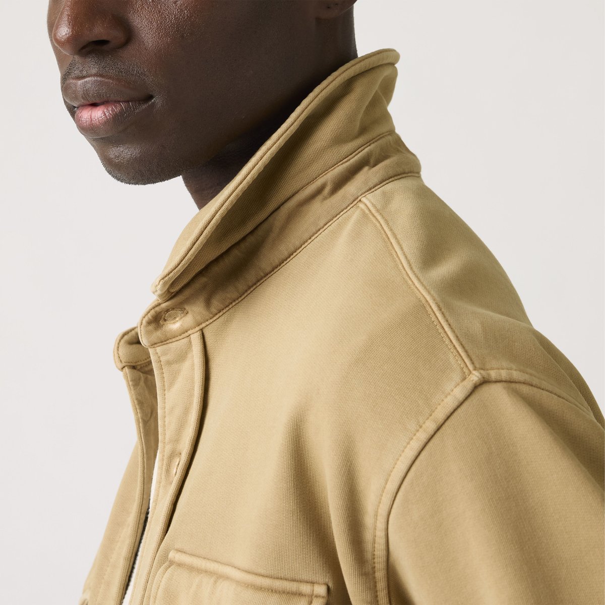 Surchemise worker en toile douce Bayview jaune - garment dye harvest gold, LEVI'S