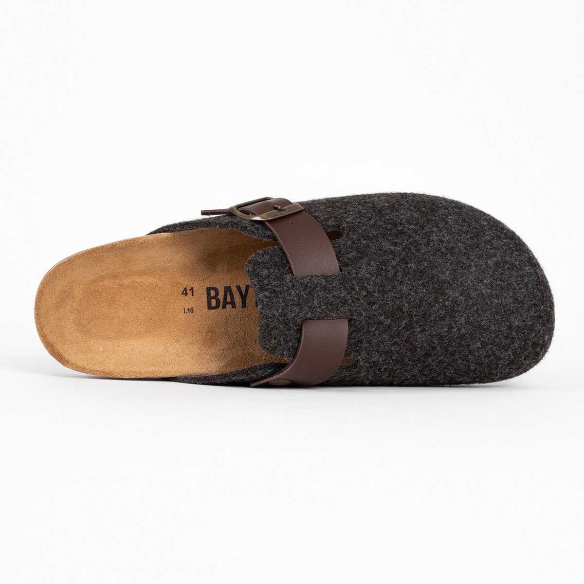 Sabots en cuir MOKE pour homme marron, BAYTON