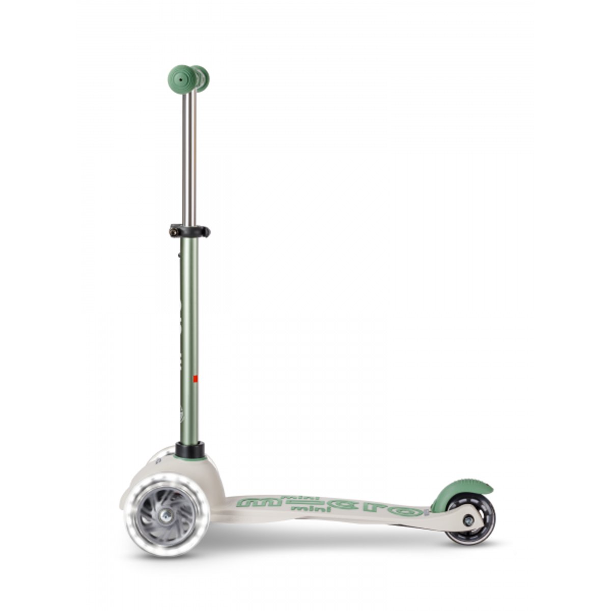 Mini Micro Deluxe Eco LED - Pistache vert, MICRO MOBILITY