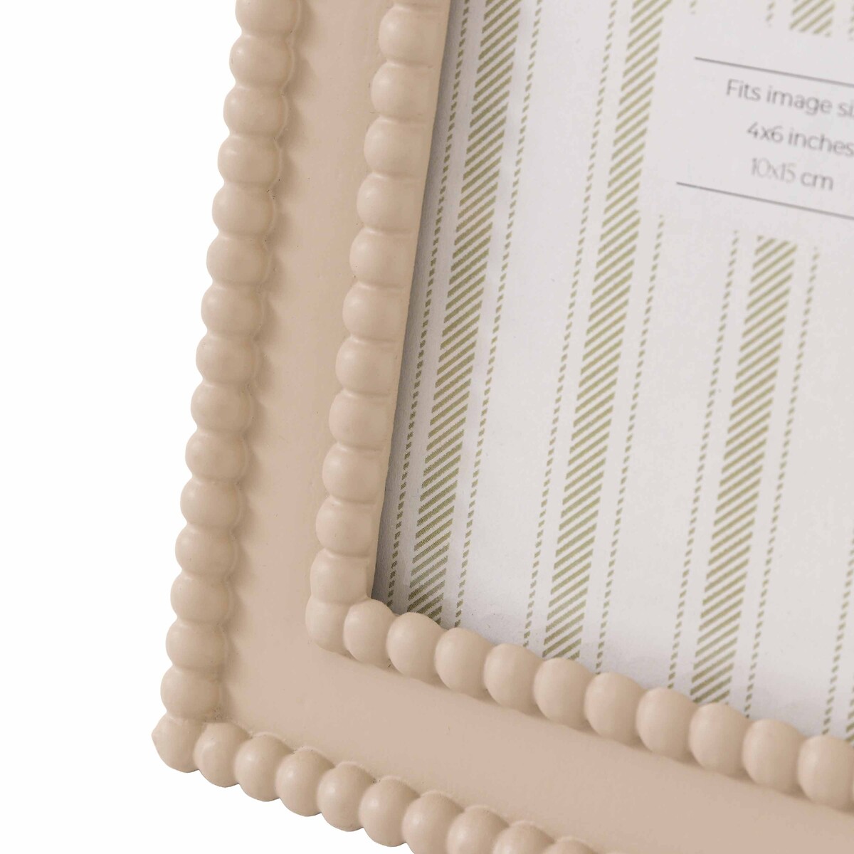 4x6" Calitri Beaded Photoframe in Mocha brown , ÉDITÉ