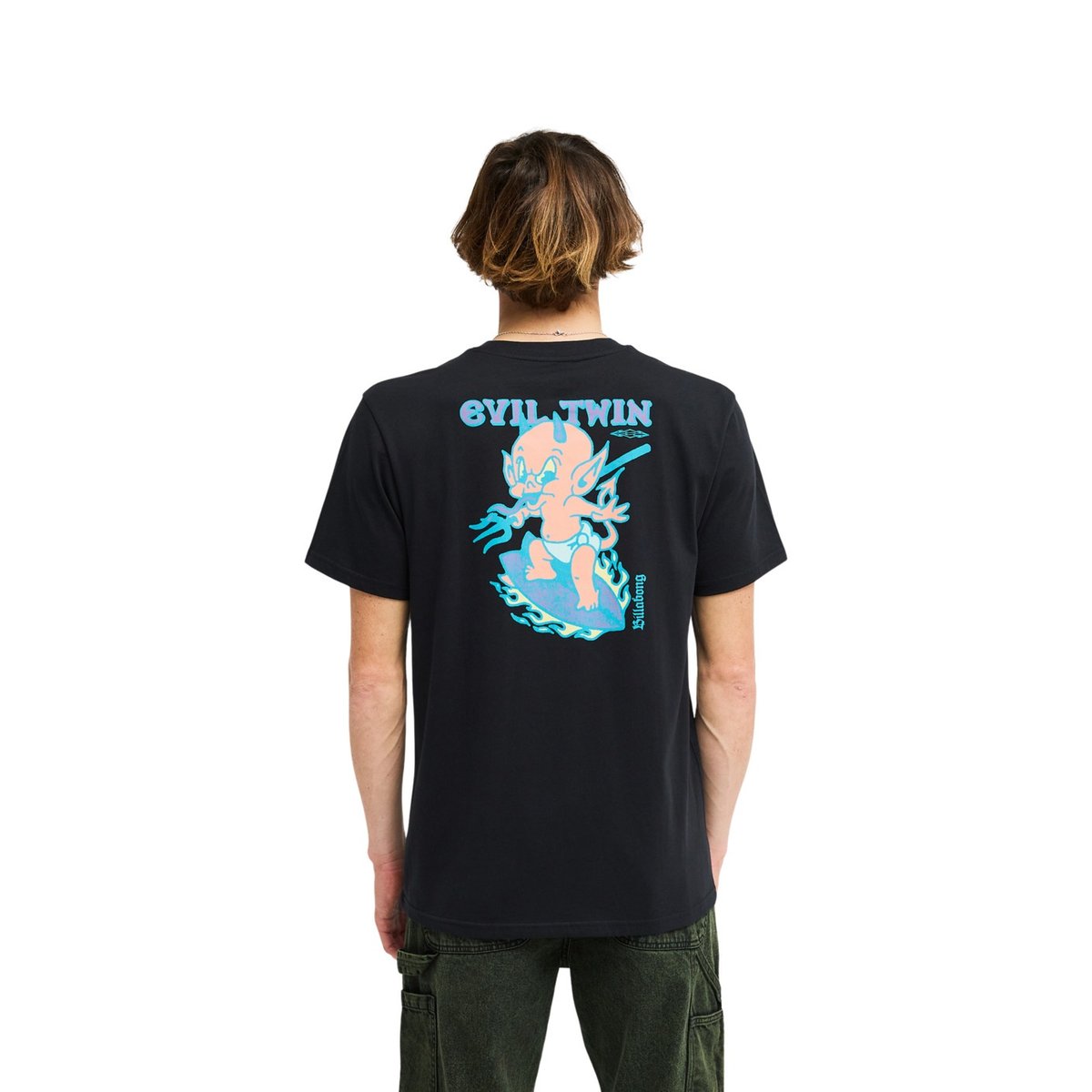 T shirt manches courtes EVIL TWIN noir black, BILLABONG