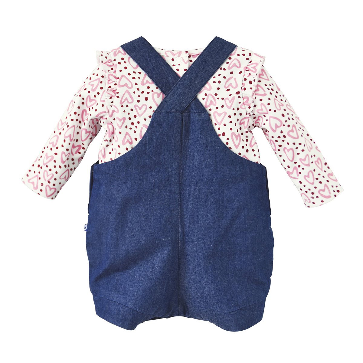 Tee shirt salopette dorothee bleu, SUCRE D'ORGE