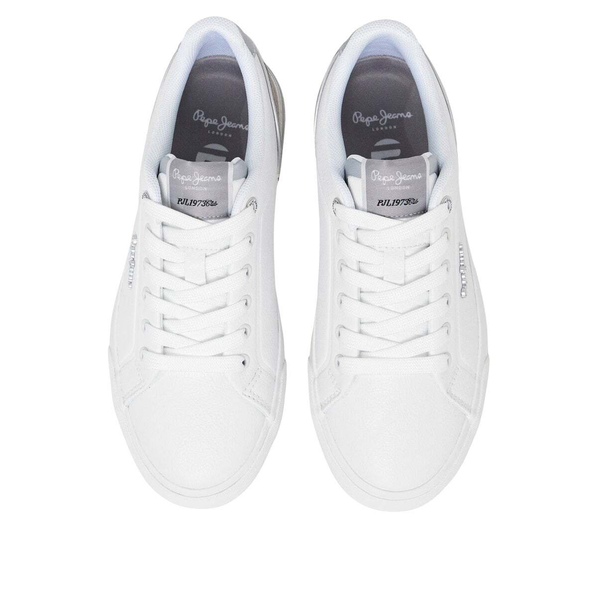 Kenton - Baskets Classiques Avec Détails En Daim blanc, PEPE JEANS