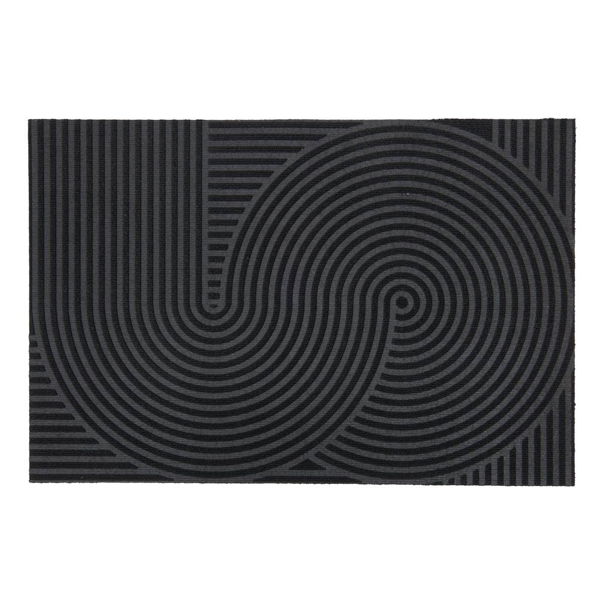 Paillasson 60 x 90 cm noir, 5FIVE SIMPLY SMART