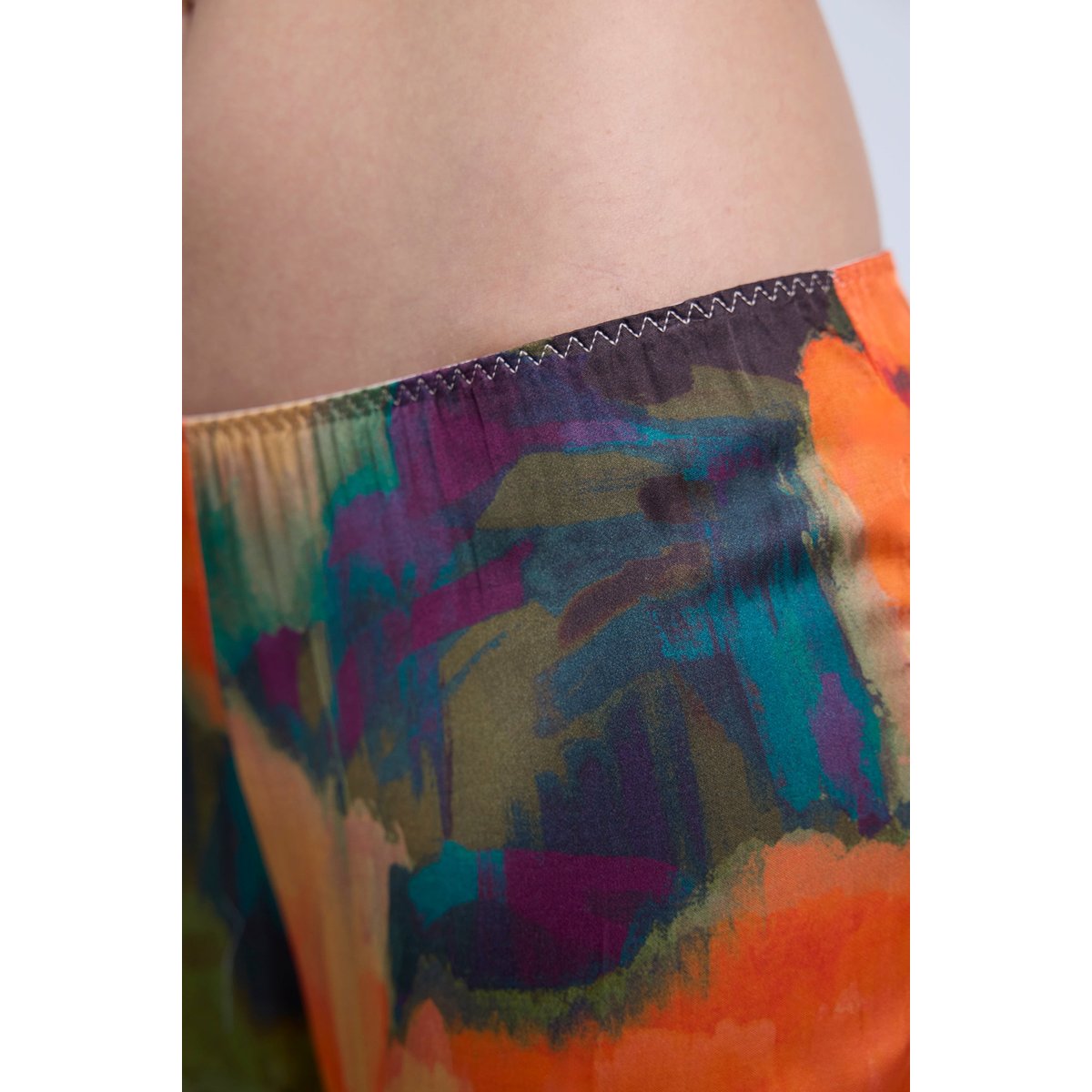 Pantalon en viscose imprimé PARADISE gypsy garden, MAISON LEJABY