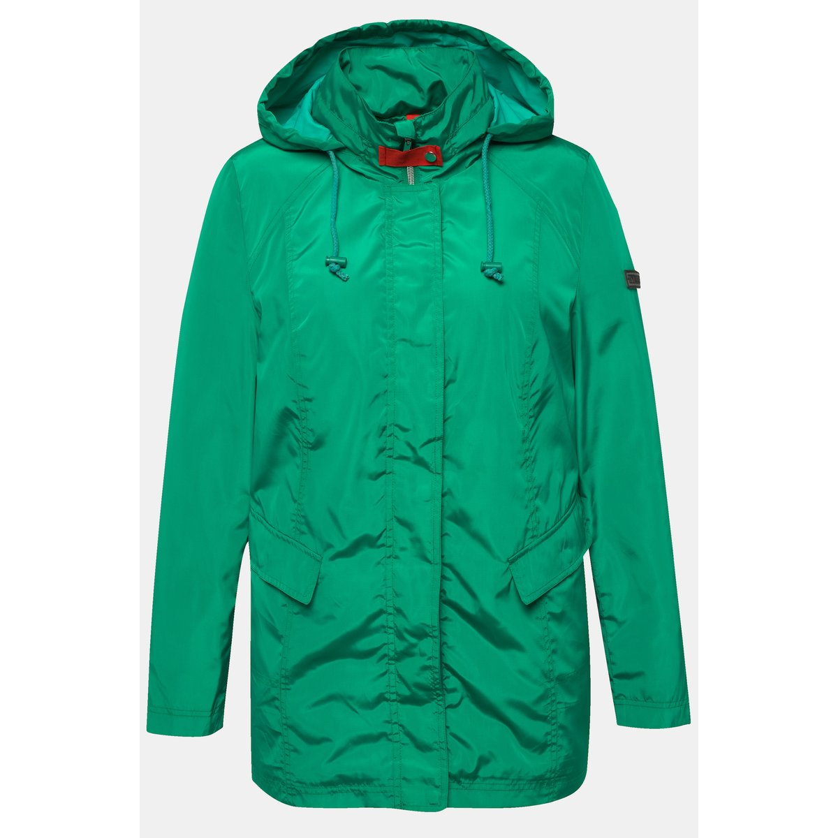 Veste technique HYPRAR, col montant, capuche émeraude, ULLA POPKEN