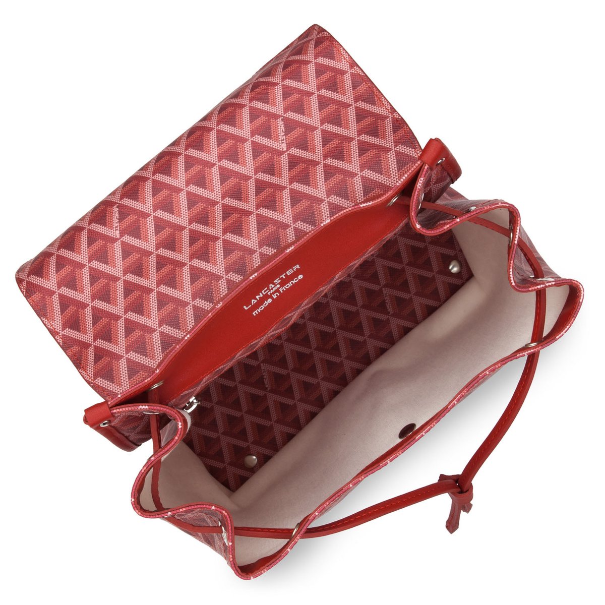 Sac à dos, Made in France IKON carmin, LANCASTER