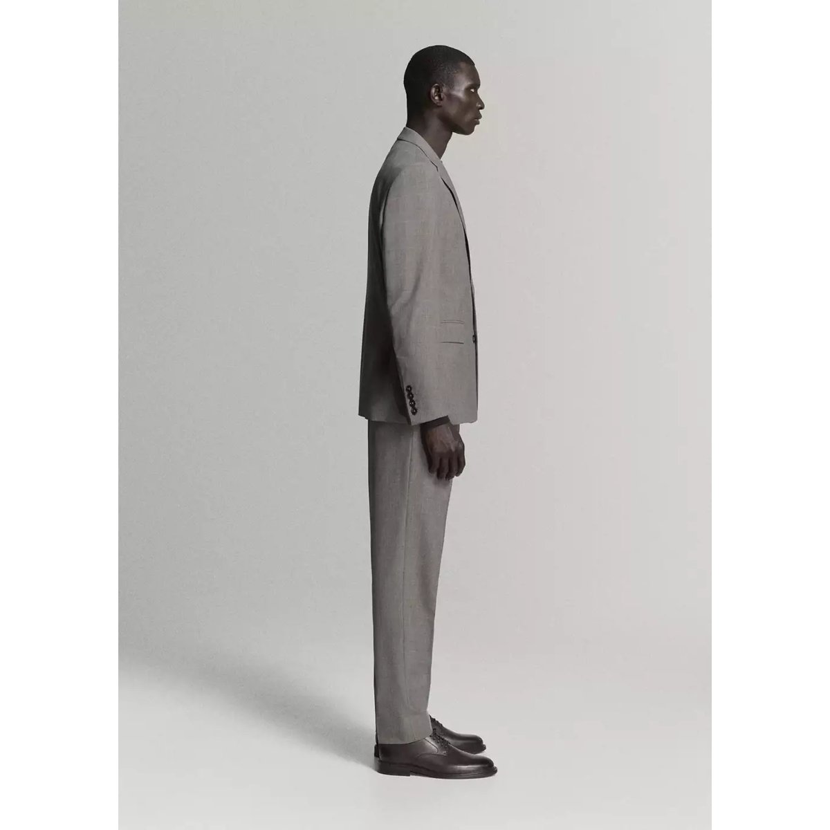 Pantalon costume Milán slim-fit marron, MANGO MAN