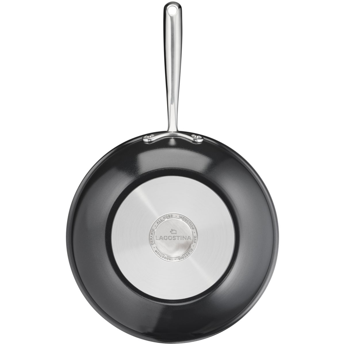 Wok Desideria 28cm noir, LAGOSTINA