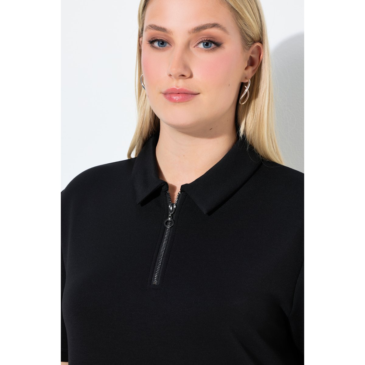 Robe en molleton, modal mélangé noir, ULLA POPKEN