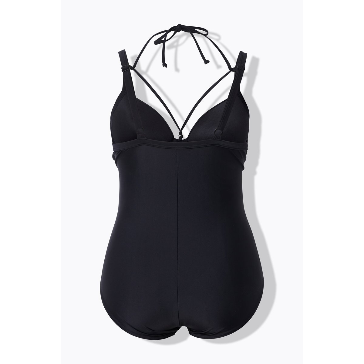Maillot de bain à nouer sur la nuque noir, ULLA POPKEN