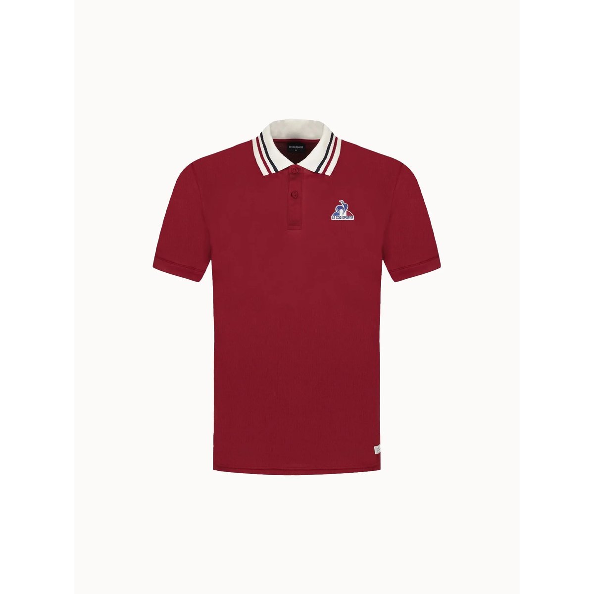 Polo Tricolore rio red, LE COQ SPORTIF