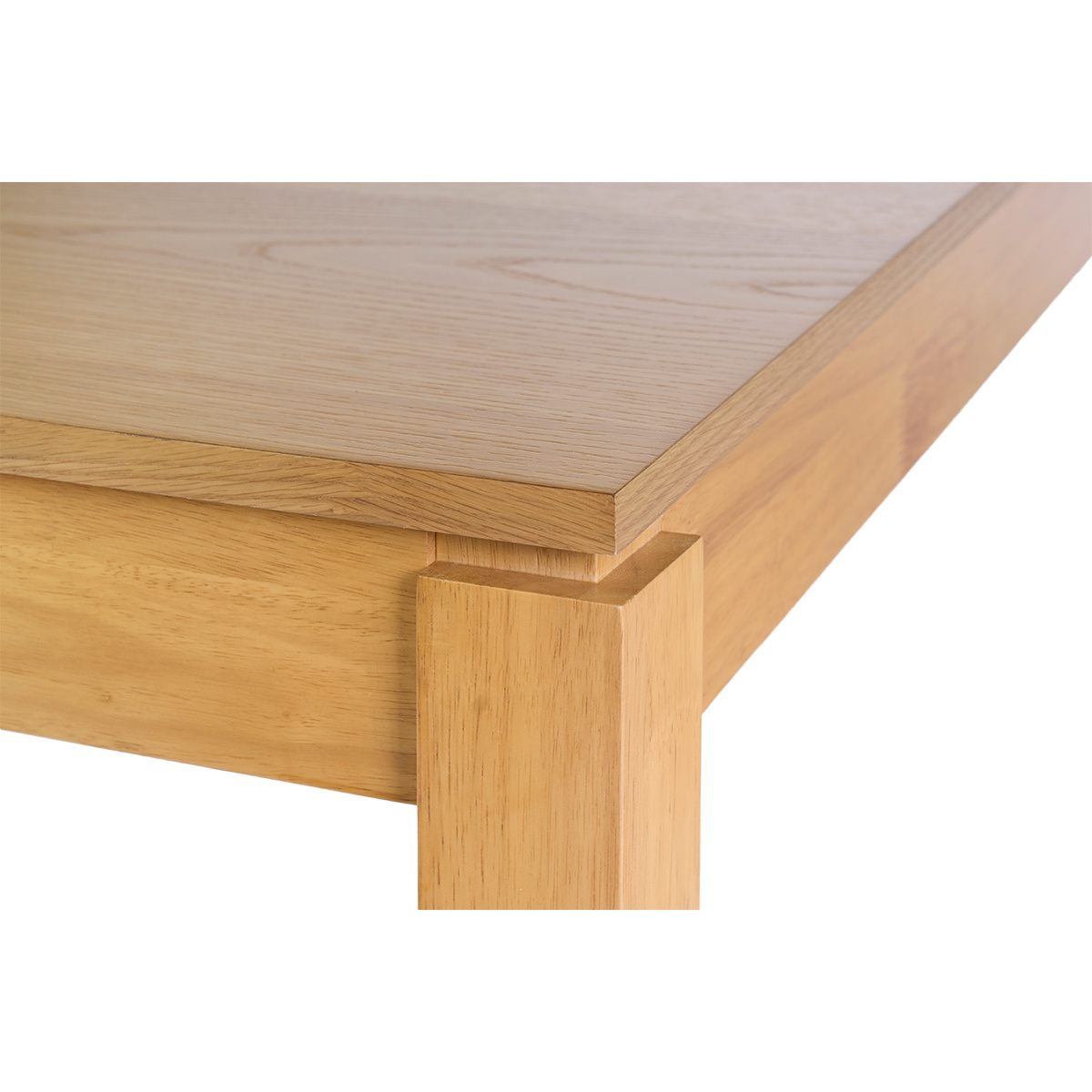 Table extensible avec rallonges intégrées en bois clair chêne L170-230 cm SYLVA couleur unique, MILIBOO