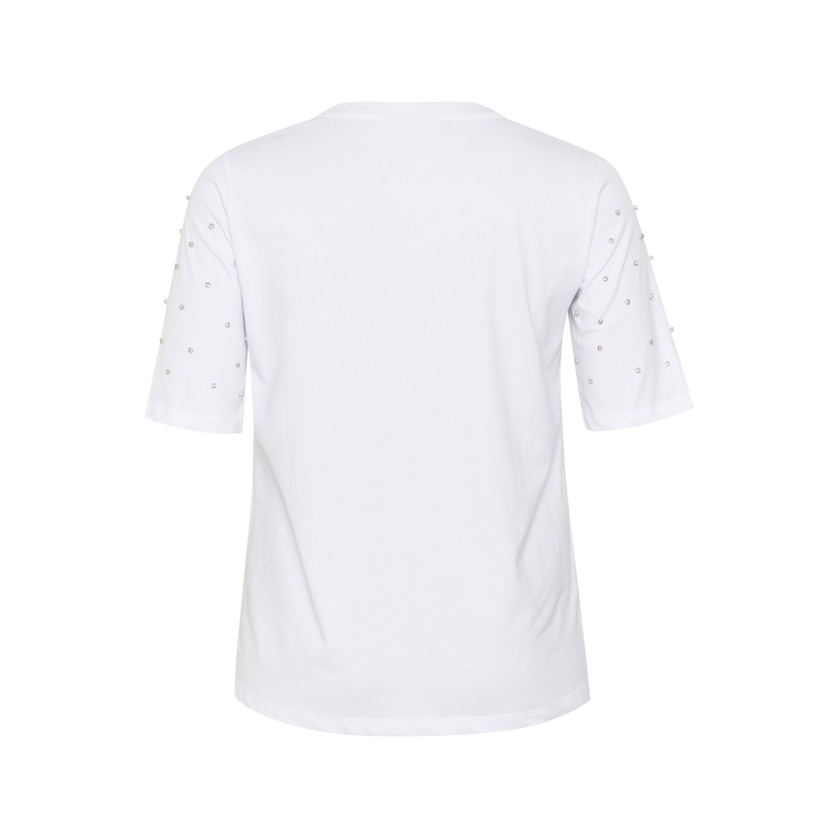 T-shirt blanc optical white, KAFFE CURVE