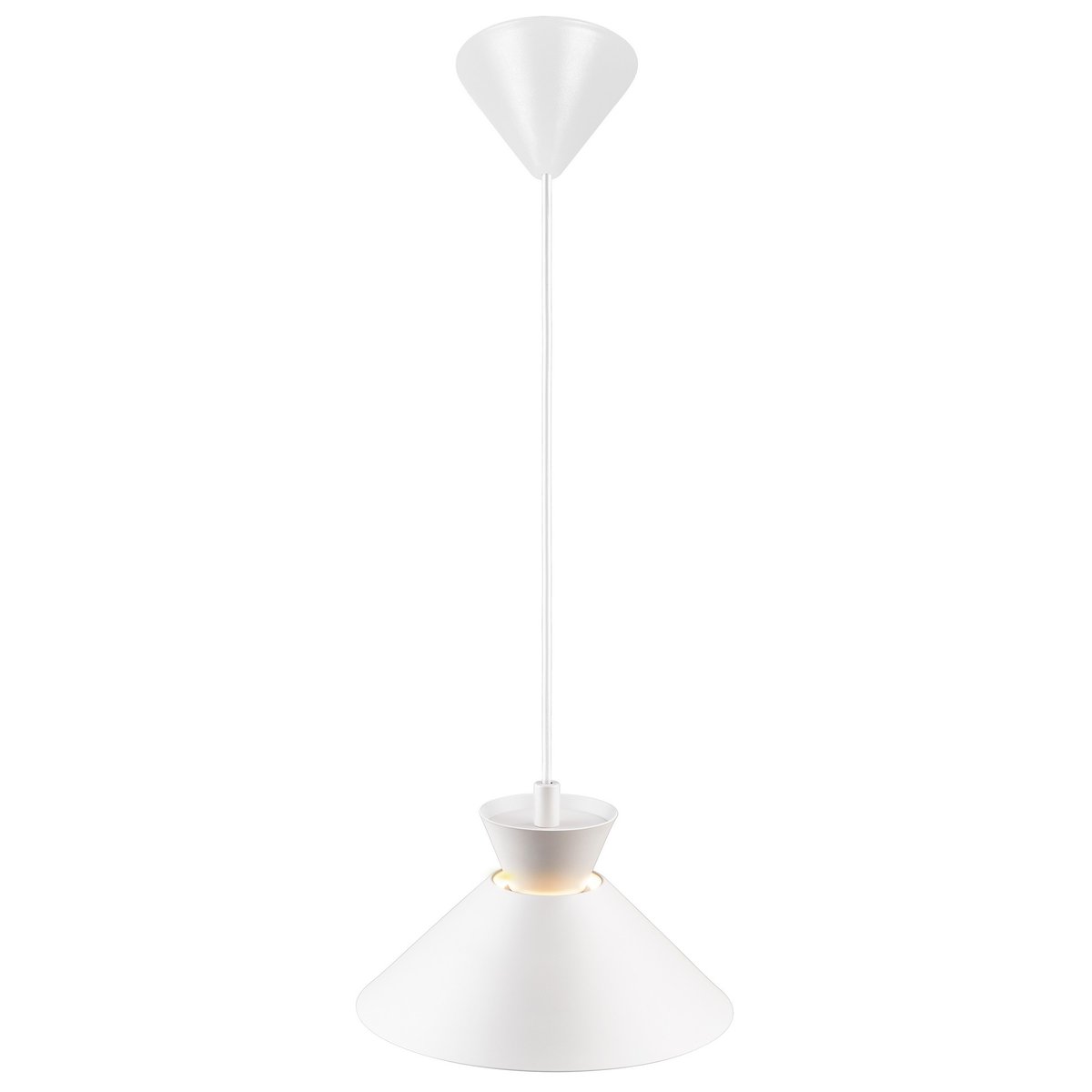 Suspension effet de lumière vertical décoratif en métal, DIAL blanc, NORDLUX