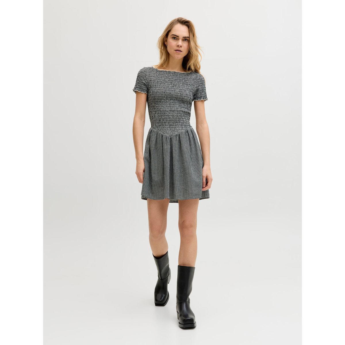 Robe Smockée noire - black, JJXX