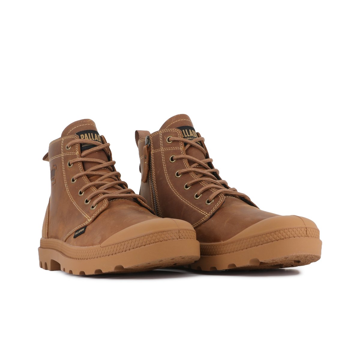 Boots en cuir PAMPA ZIP LTH LEGACY mahogany, PALLADIUM