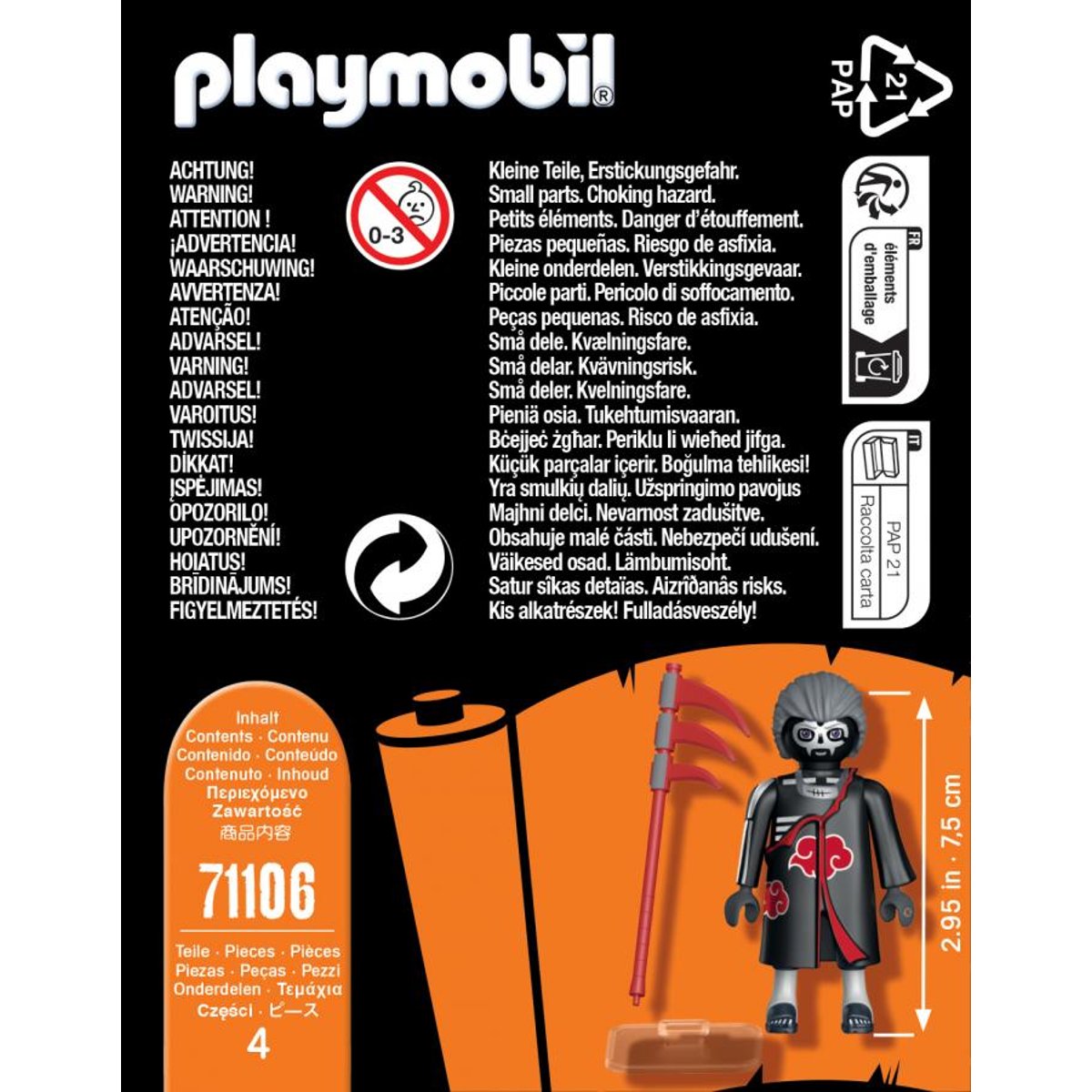 71106 Hidan Naruto Shippuden couleur unique, PLAYMOBIL