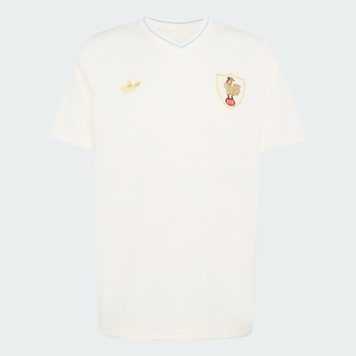 Maillot France Rugby 120 Years Crunch Prematch Maillot France Rugby 120 Years Crunch Prematch off white, adidas Performance
