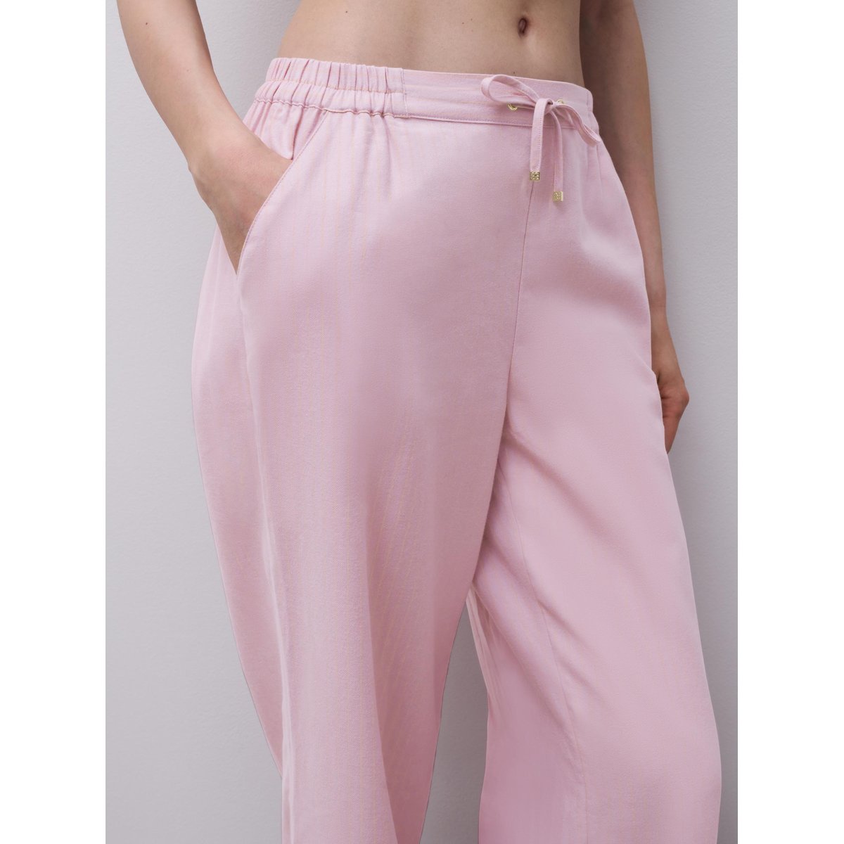 Pantalon GABRIEL rayures rose poudré, CHANTELLE