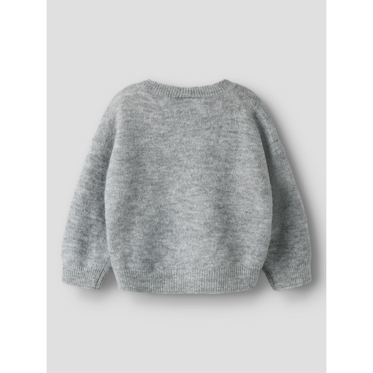 Pull En Maille gris - grey melange1, NAME IT