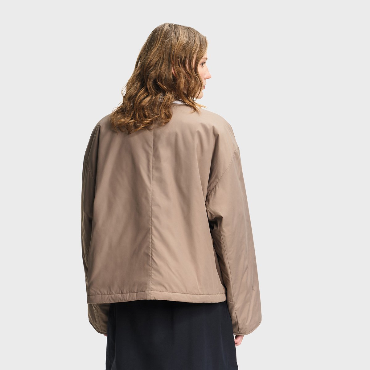 Veste matelassée REPREVE taupe, AIGLE