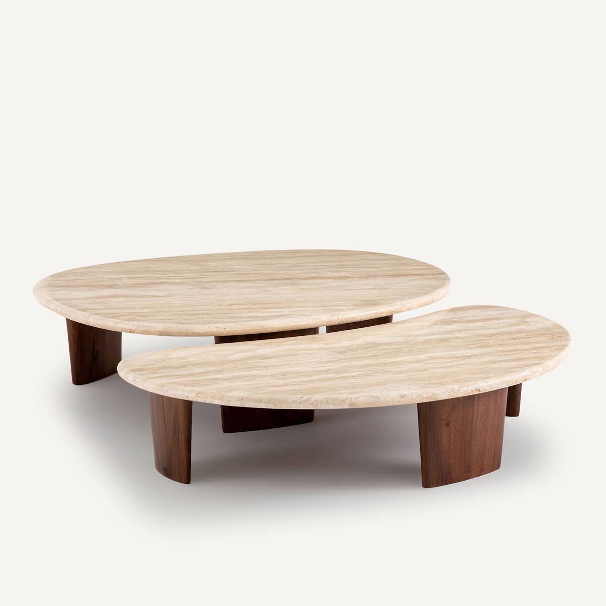 Table basse travertin, Guimel travertin, AM.PM