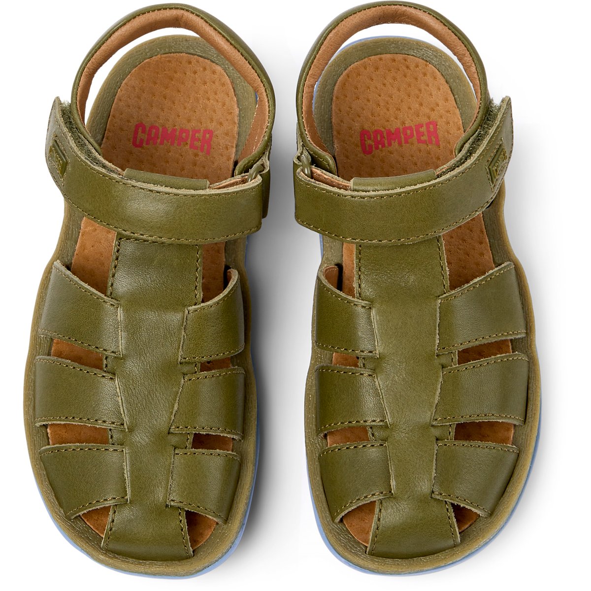 Bicho sandals vert moyen, CAMPER